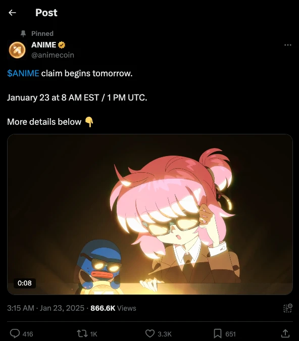 Animecoin ra mắt: Cơ hội nhận quà, Phần thưởng Azuki NFT và Hướng dẫn sàn giao dịch