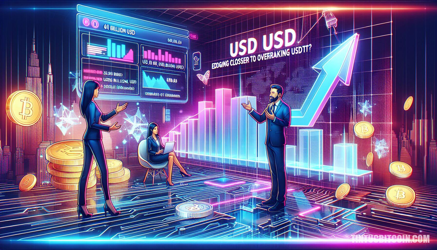 USDC mencapai 60 miliar USD: Mendekati membalik USDT?