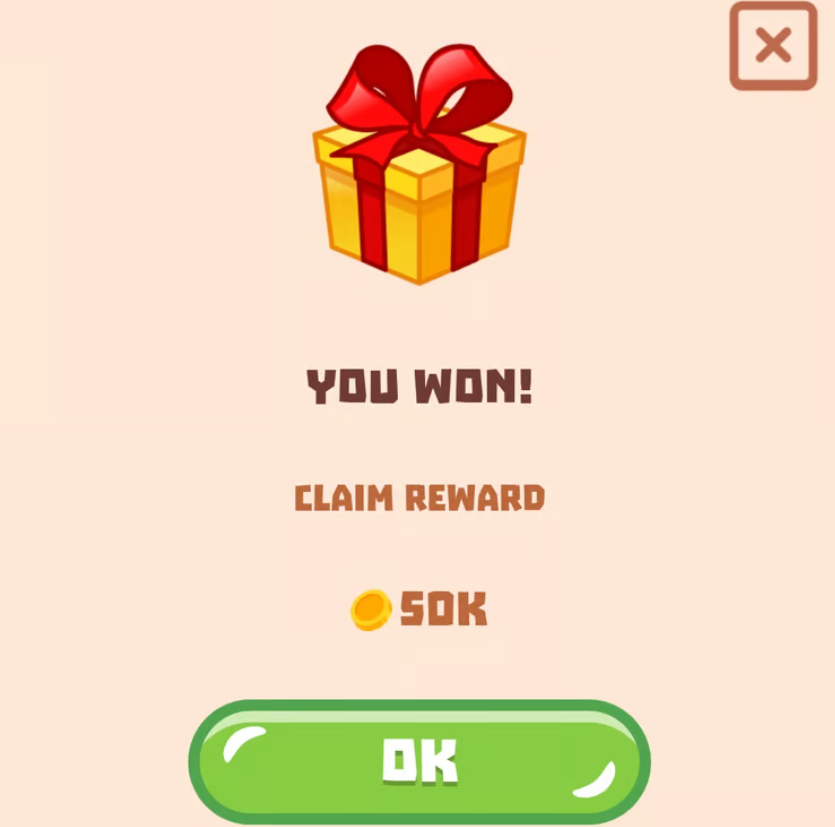 Reward Confirmation Screen - Bird TON Game