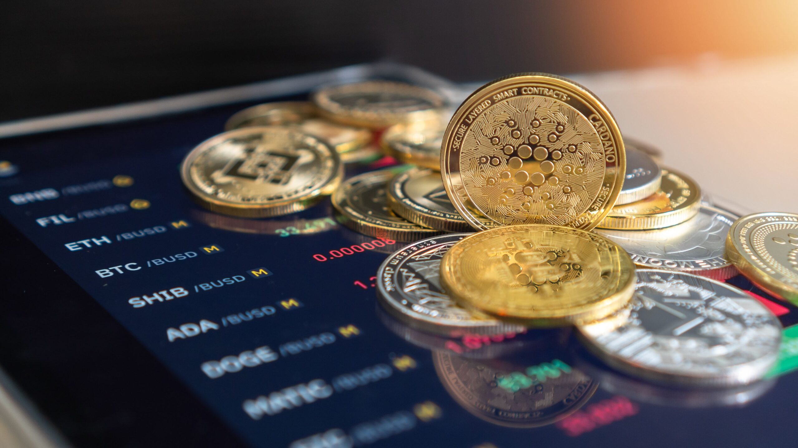 Diferentes Tipos De Símbolos De Negociação De Criptomoedas