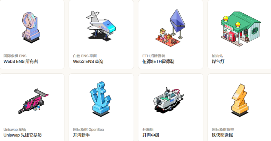 链上各种行为组件 NFT