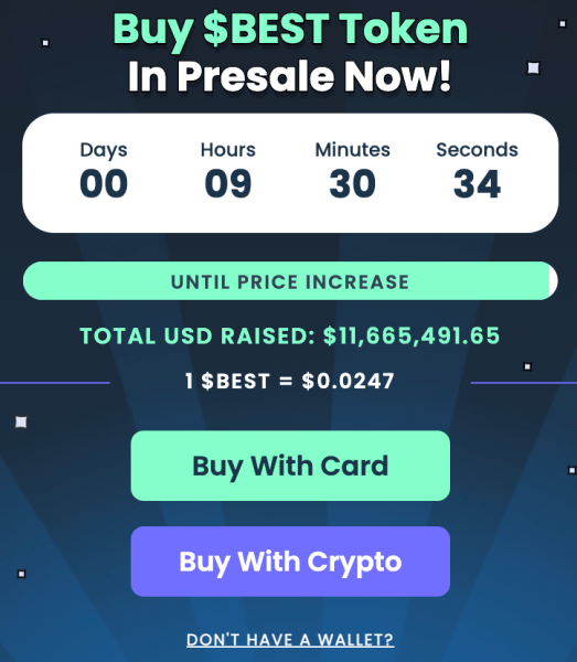 How to buy $BEST in presale
