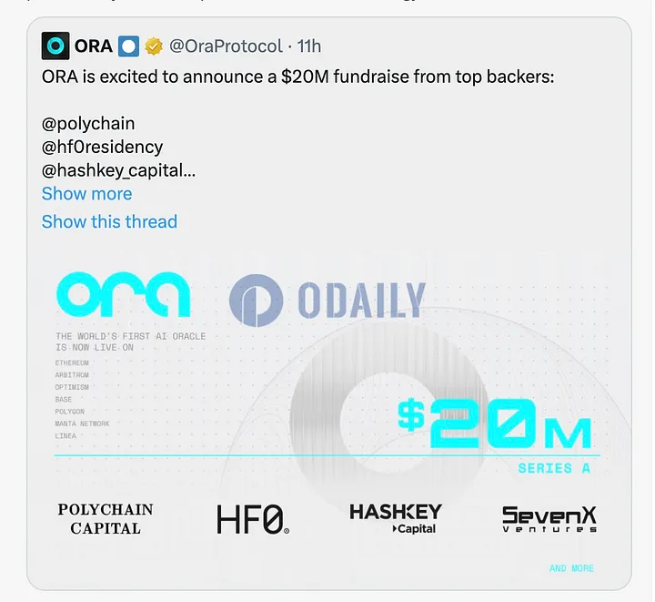 Web3 AI新叙事IMO：Ora Protocol交互教程