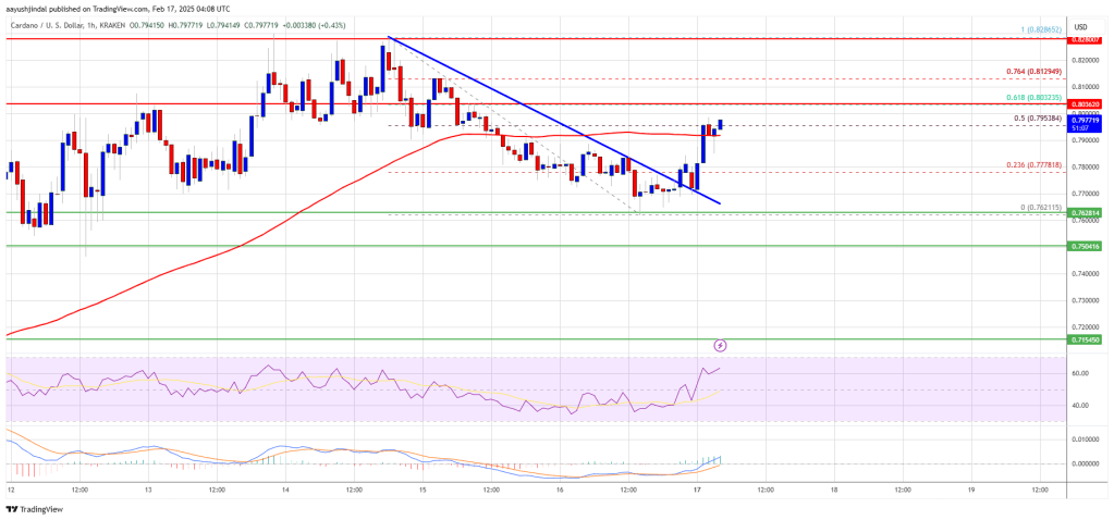 Cardano السعر