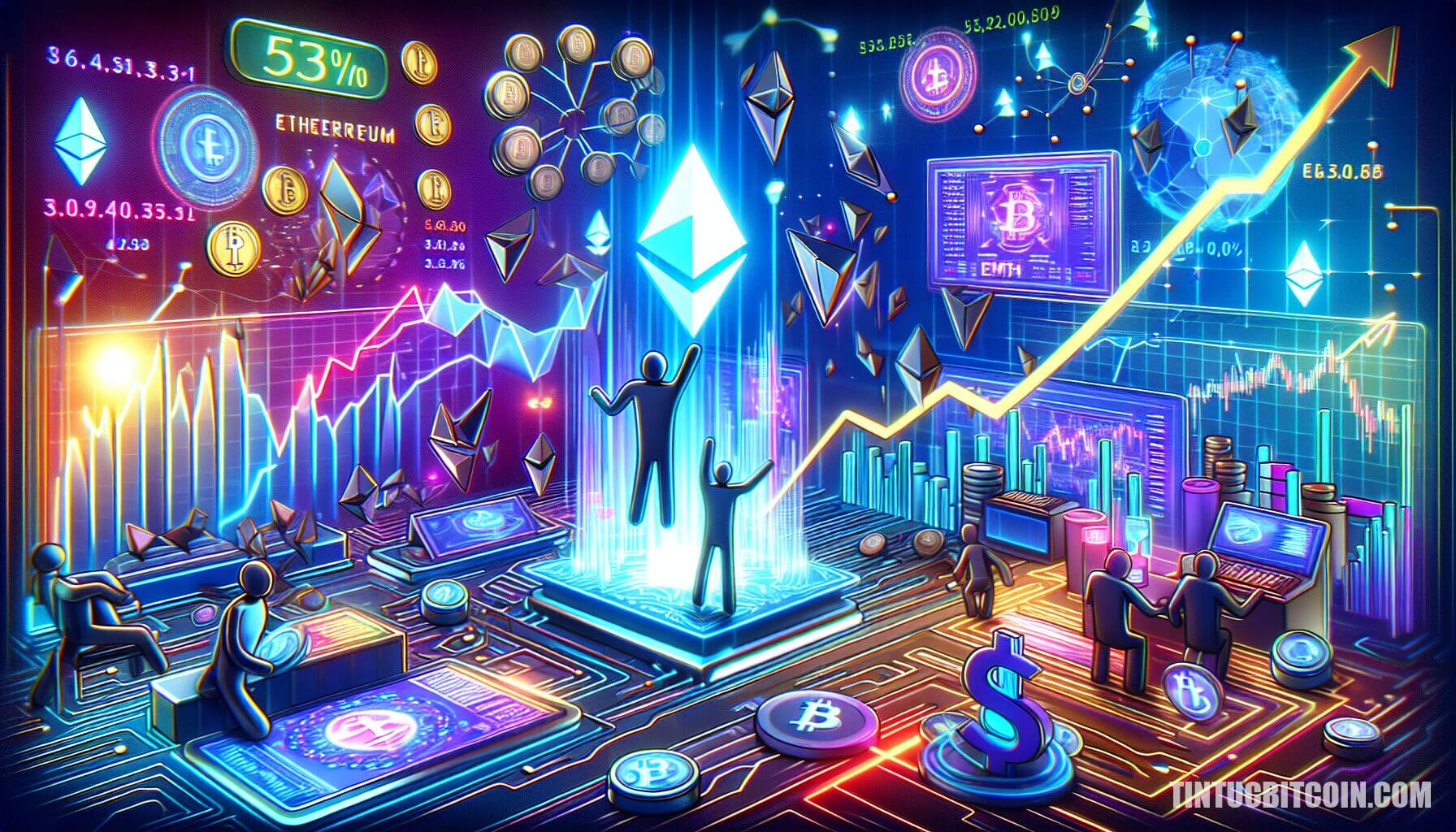 TVL Ethereum ultrapassa 53%: Sinal de ruptura ETH?